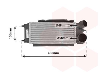 VAN WEZEL Интеркулер 18004476